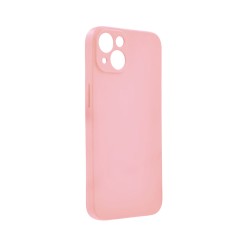 Funda de Silicona con Marco de Cámara para Apple iPhone 13 Rosa